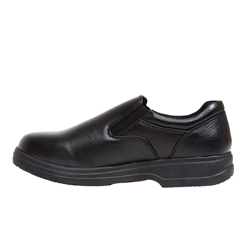 Deer Stags Men's Manager Slip-Resistant Workwear Loafer - Black - 16 Wide