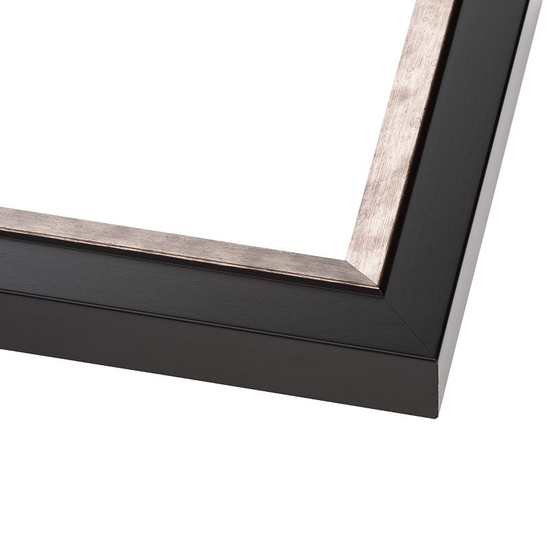 PosterPalooza | 17x20 Simple Silver Picture Frame - UV Acrylic, Foam Board Backing, Hanging Hardware