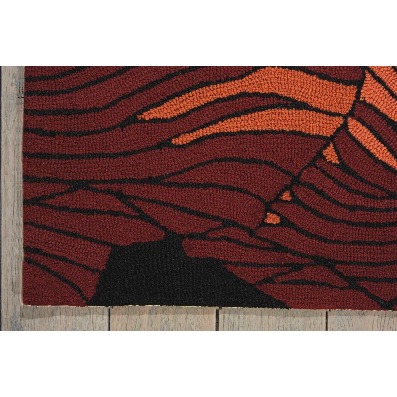 Nourison Fantasy Black Area Rug FA24 1'9" x 2'9"