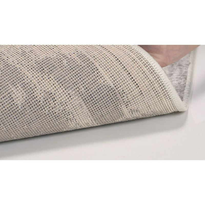 Adirondack ADR133 Machine Made Indoor Area Rug - Ivory/Grey - 6' Round - Safavieh