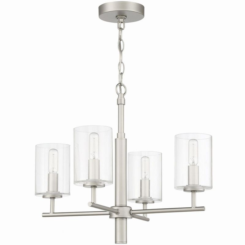 Craftmade Lighting Hailie 4 - Light Chandelier in  Satin Nickel
