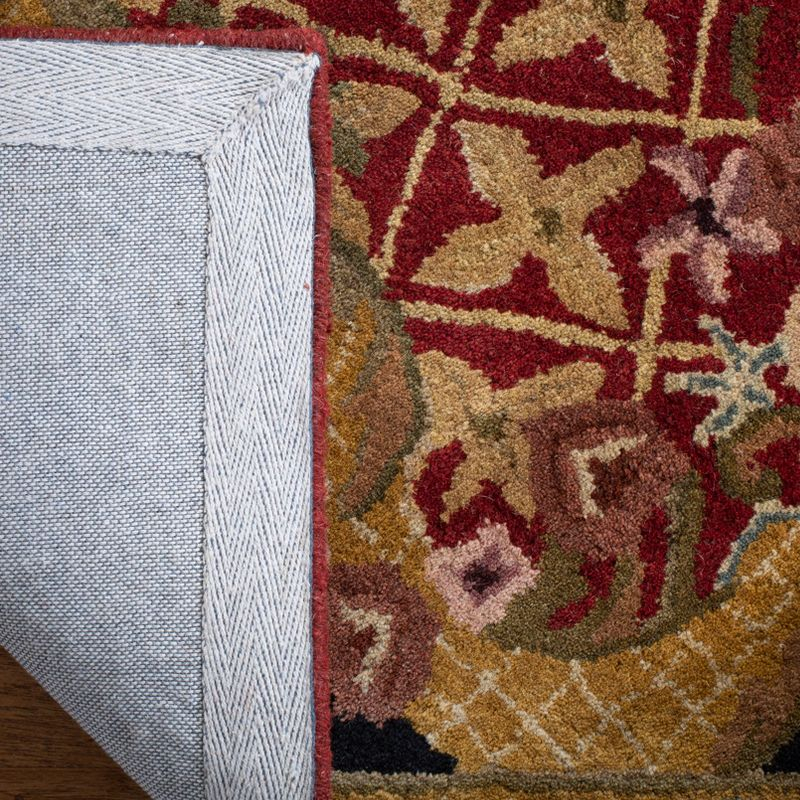 Classic CL304 Hand Tufted Runner Rug - Burgundy/Black - 2'3"x10' - Safavieh.