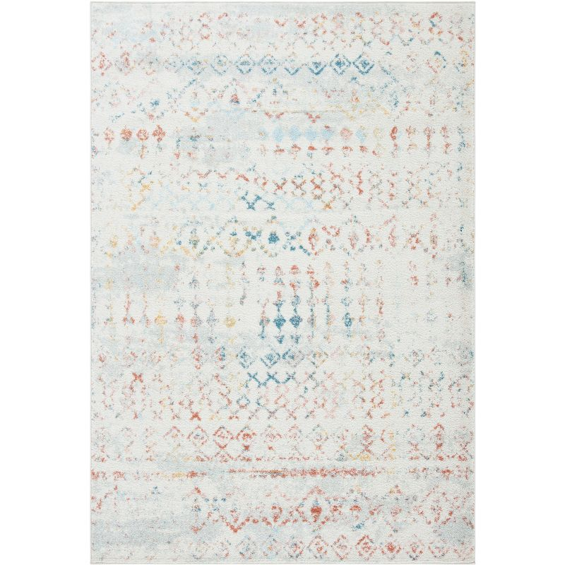 Tulum TUL240 Power Loomed Area Rug - Ivory/Pink - 4'x6' - Safavieh.