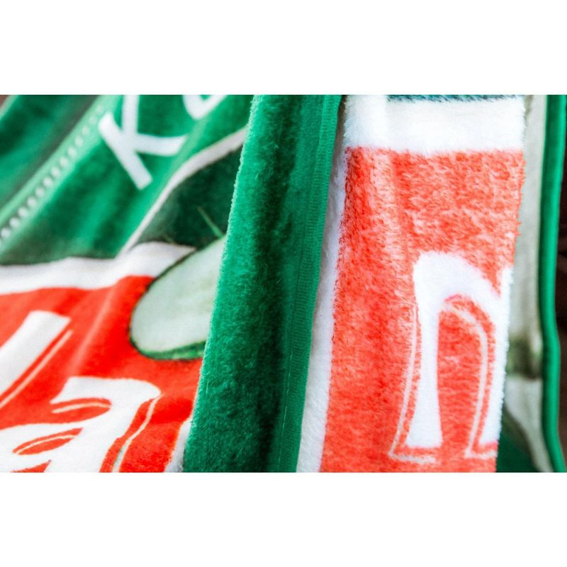 Toynk Claussen Kosher Dill Pickles Fleece Throw Blanket | 45 x 60 Inches