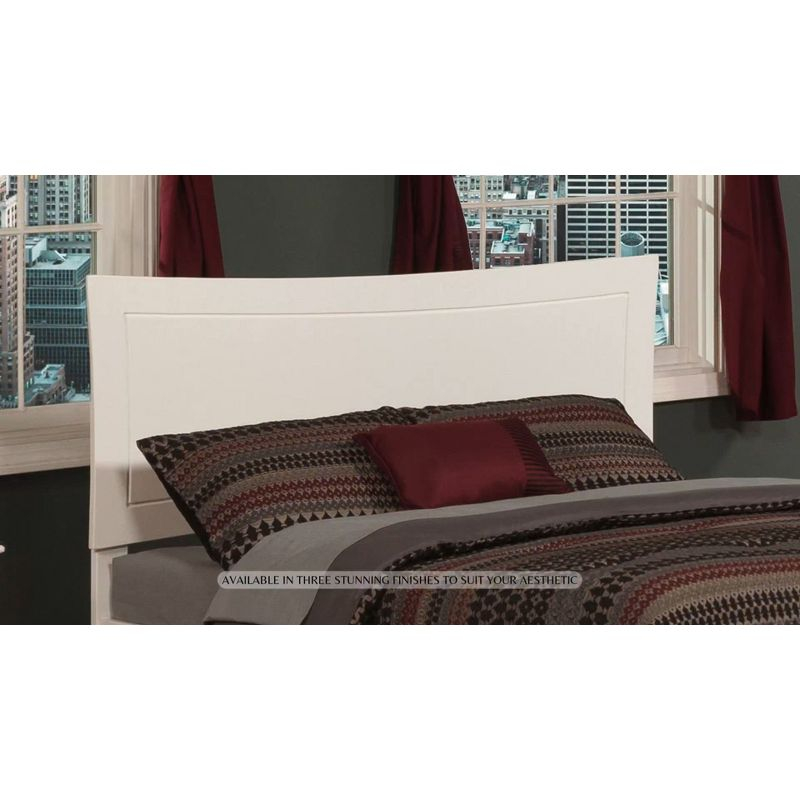 AFI Furnishings Metro Full Headboard with Turbo Charger in White