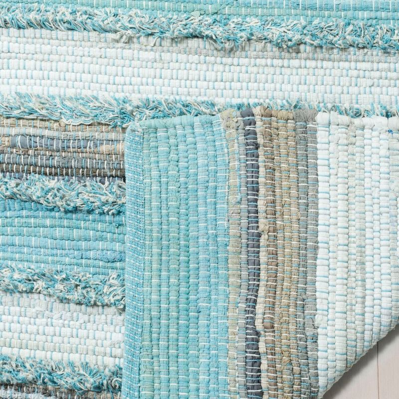 Montauk MTK951 Hand Woven Accent Rug - Aqua/Multi - 2'6"x4' - Safavieh.