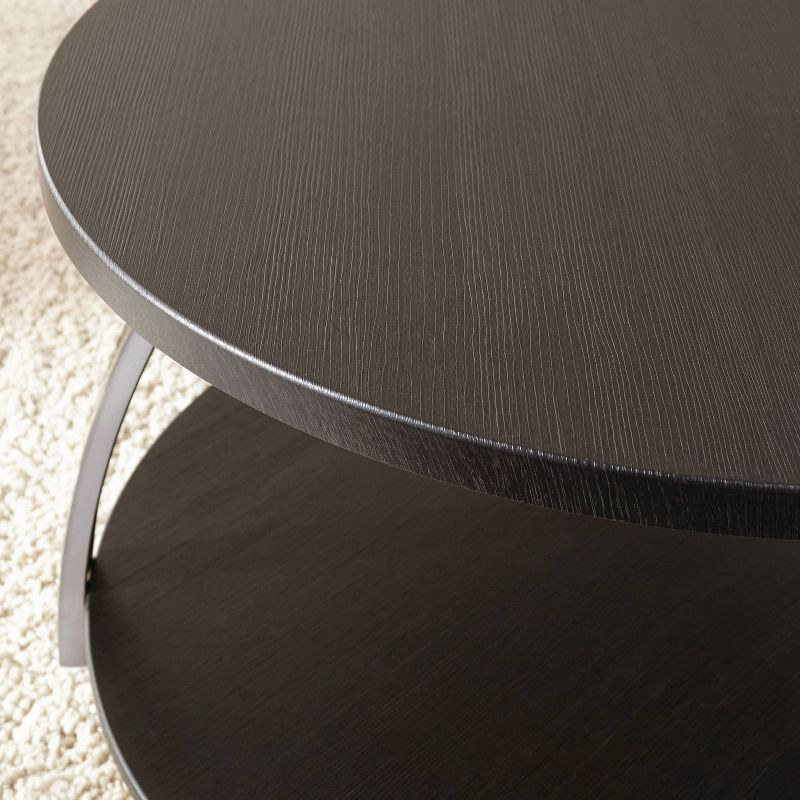 Coham Cocktail Table Silver Shield and Nickel - Steve Silver