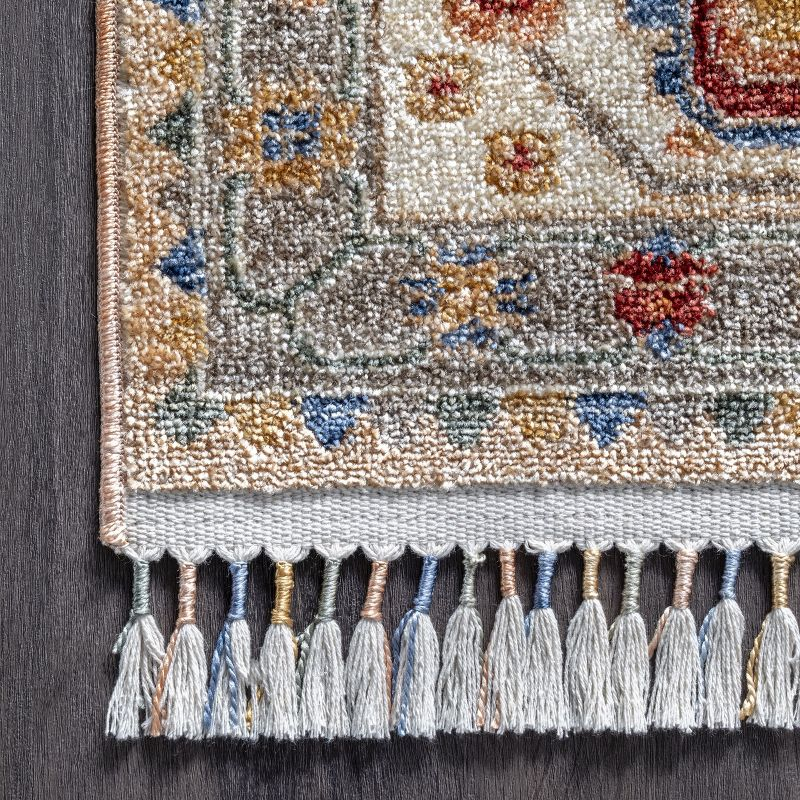 Nuloom Halley Floral Cardinal Medallion Indoor Area Rug, 3' x 5'