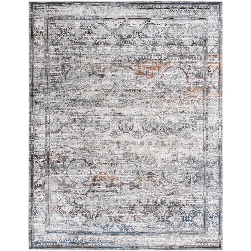 Unique Loom Finsbury Collection Area Rug - Charlotte (9'  x 12' Rectangle Multi/Gray)