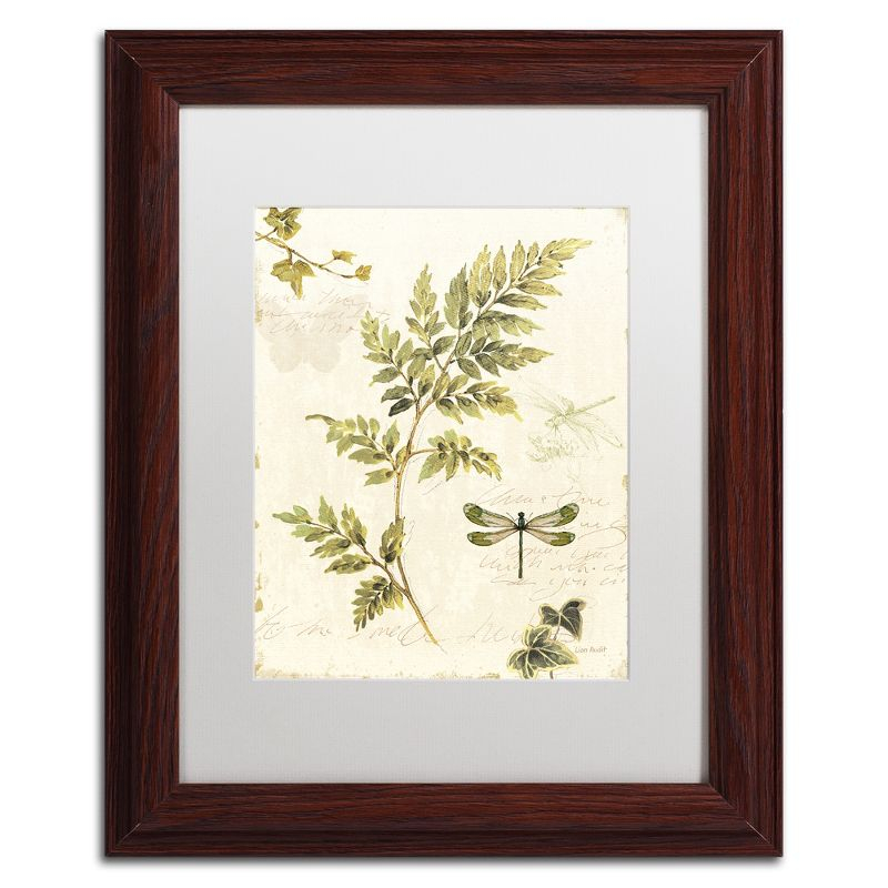 Trademark Fine Art -Lisa Audit 'Ivies and Ferns III' Matted Framed Art