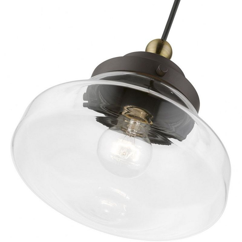 Livex Lighting Avondale 1 - Light Pendant in  Bronze/Antique Brass