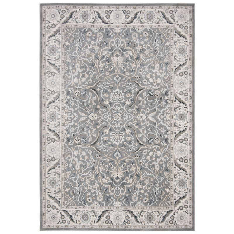 Isabella ISA912 Power Loomed Area Rug - Grey/Dark Grey - 4'x6' - Safavieh.