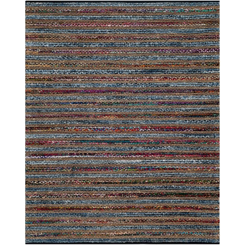 Cape Cod CAP361 Hand Woven Area Rug - Blue/Multi - 8'x10' - Safavieh.