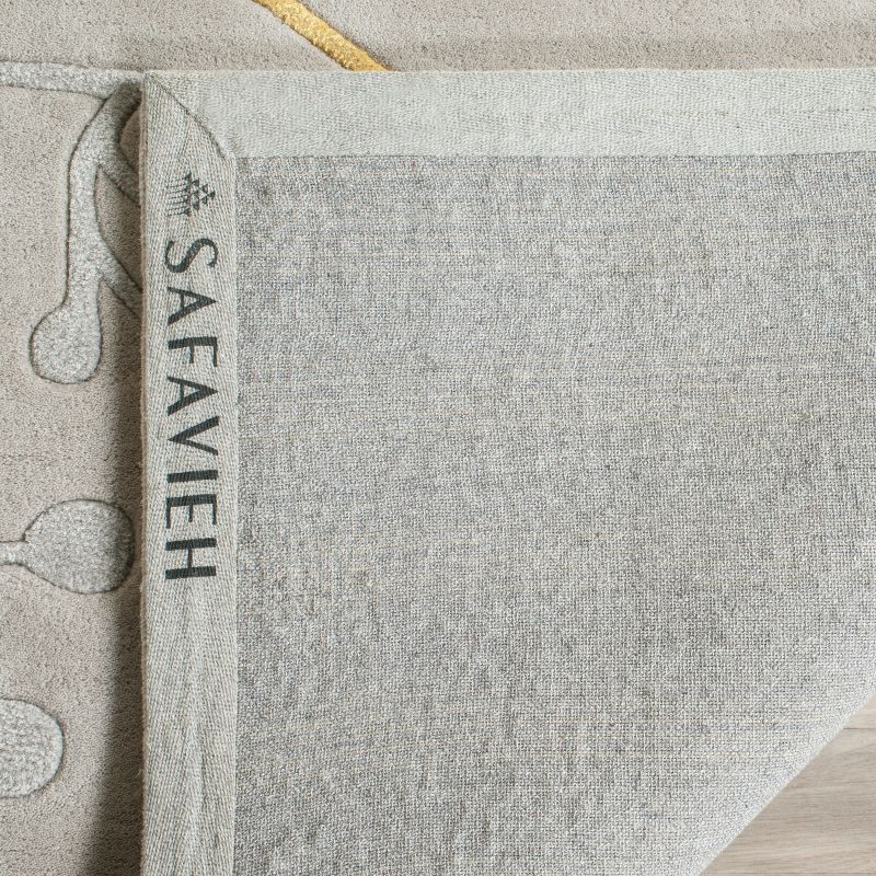Soho SOH305 Hand Tufted Area Rug - Grey - 3'6"x5'6" - Safavieh.