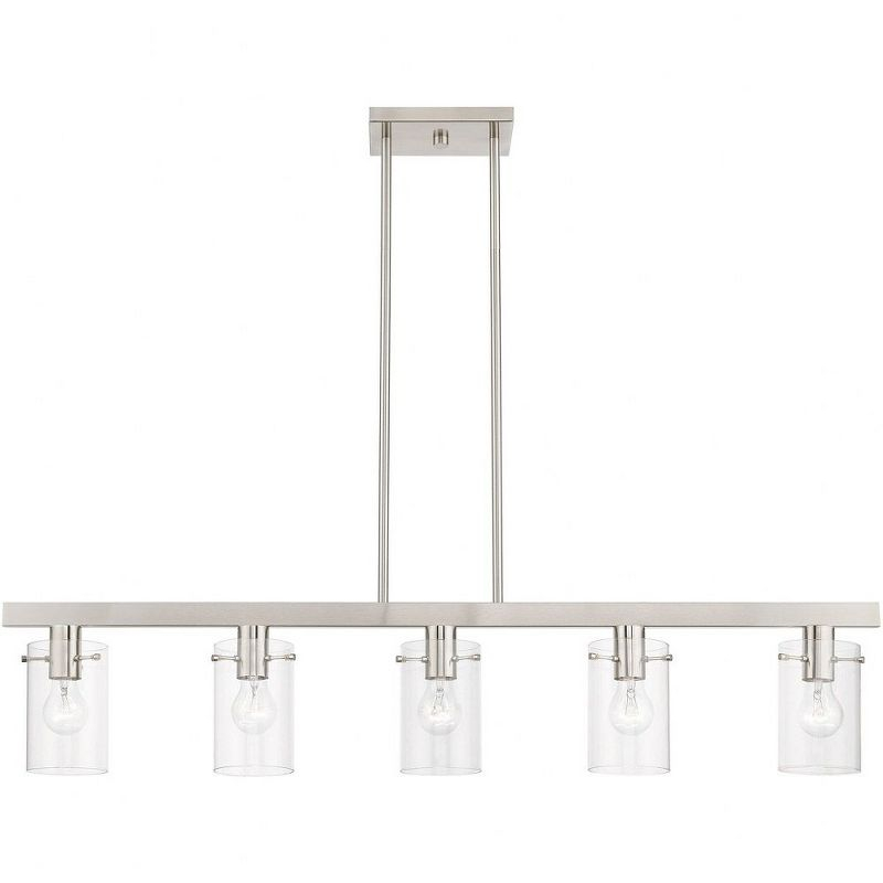 Livex Lighting Munich 5 - Light Chandelier in  Brushed Nickel