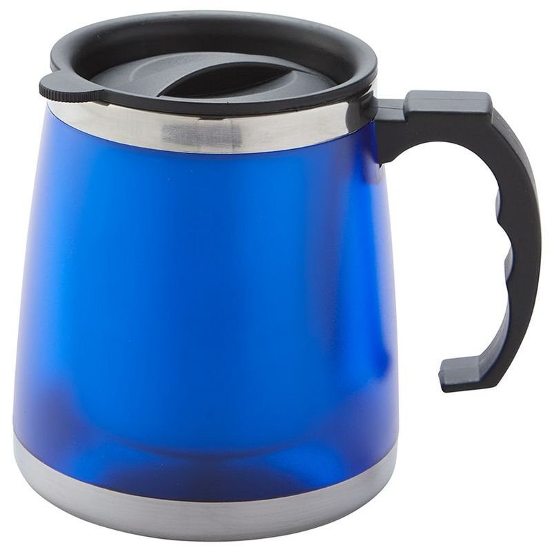 The Lakeside Collection 16-Oz. Insulated Mug with Lid - Insulated Mugs with Lid Blue