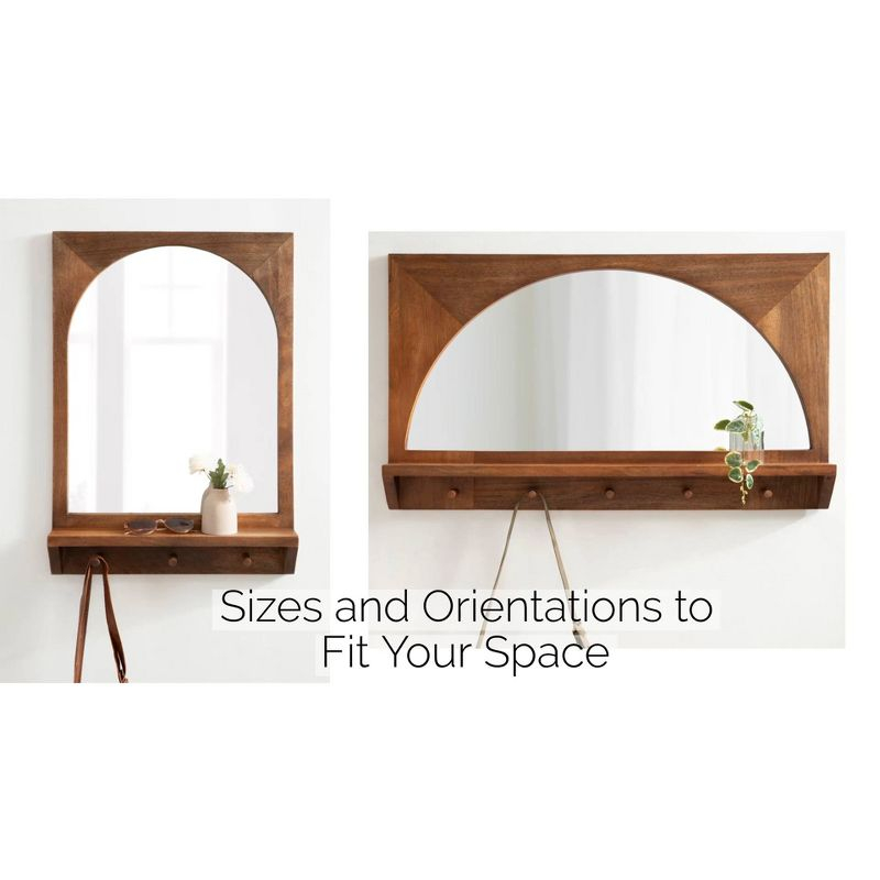 Kate and Laurel Andover Functional Mirror - White, 24x36