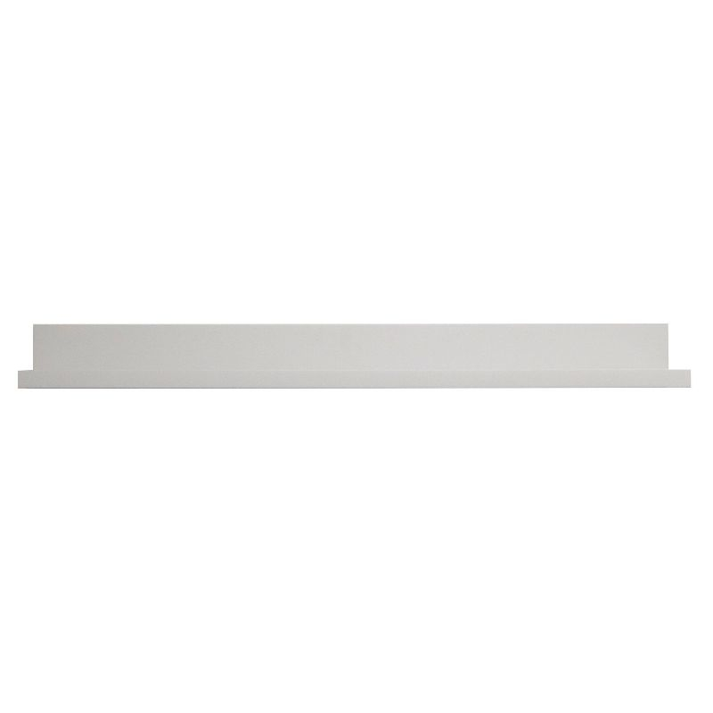 35.4" Picture Ledge Shelf for Kids' Room Gray - InPlace: Decorative Wall Shelf, MDF, Painted Finish, 17 lb Capacity