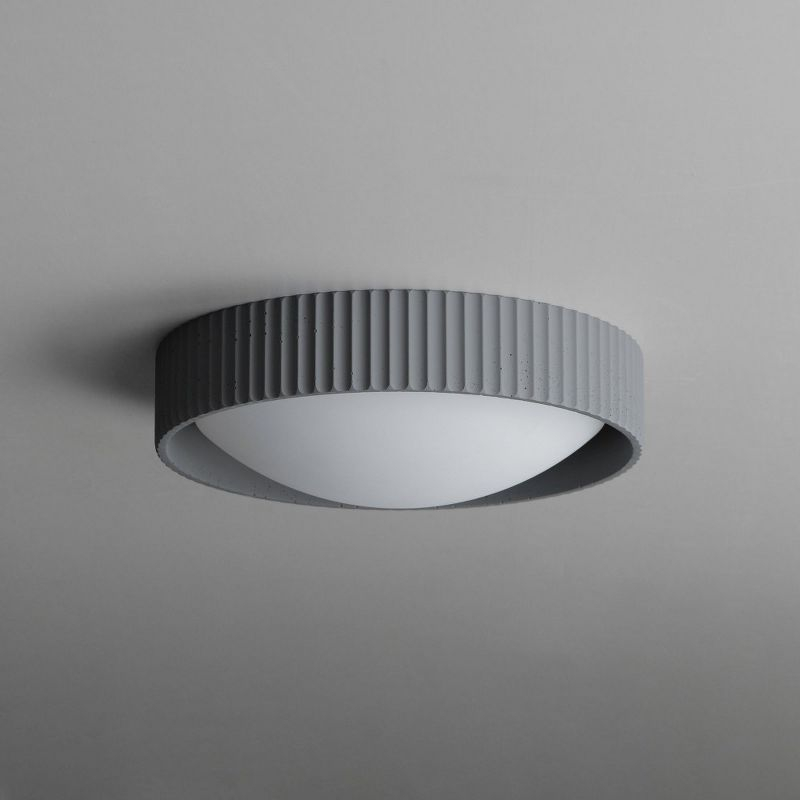 ET2 Lighting Souffle 1 - Light Flush Mount in  Gray