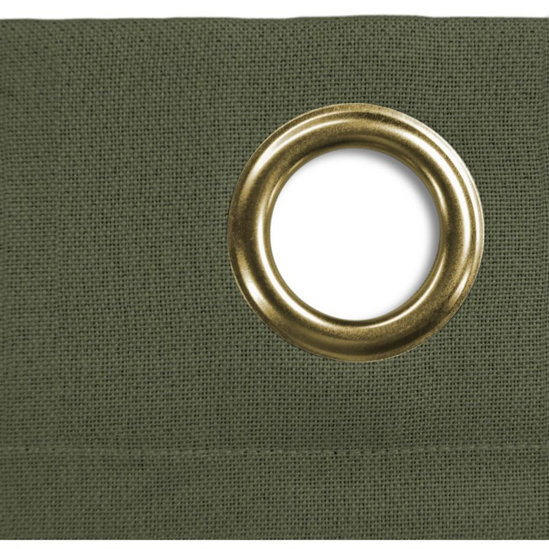 Tacoma Double Black Out Grommet Panel 50x96 Woodland Green