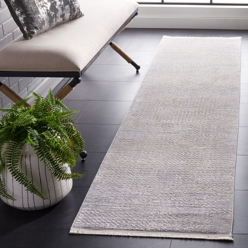 Marmara MRM300 Power Loomed Runner Rug - Gray/Beige Blue - 2'x8' - Safavieh.