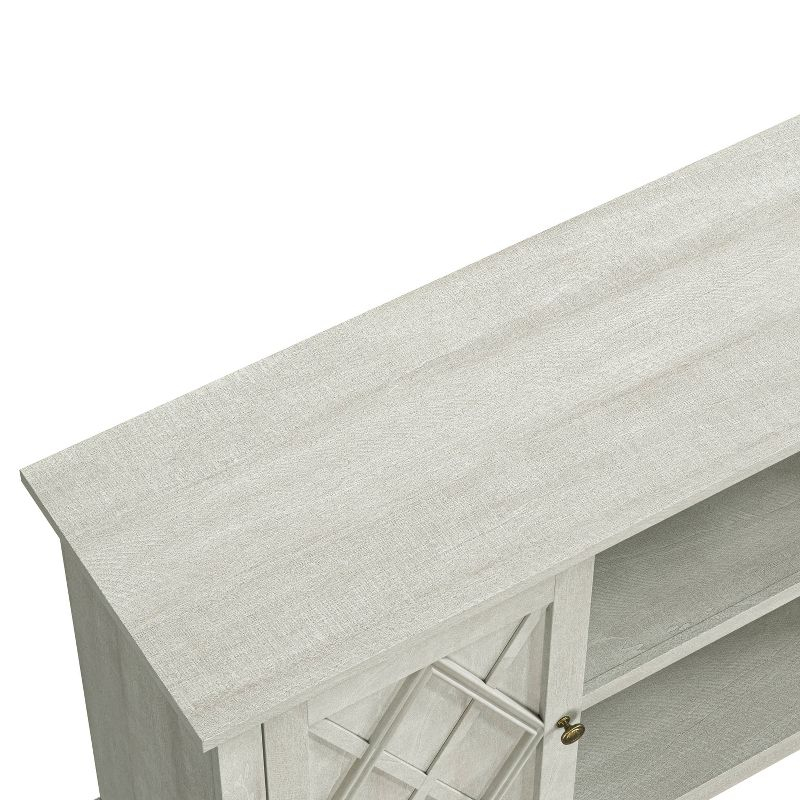 70" Farmhouse Style TV Stand for TVs up to 78" Off White - Festivo: Media Console with Storage