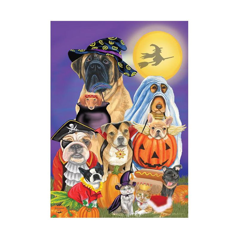 Briarwood Lane Garden Flag 12x18 For Outdoor Trick Or Treat Dogs Halloween For Halloween Garden Flag Flags For Outside