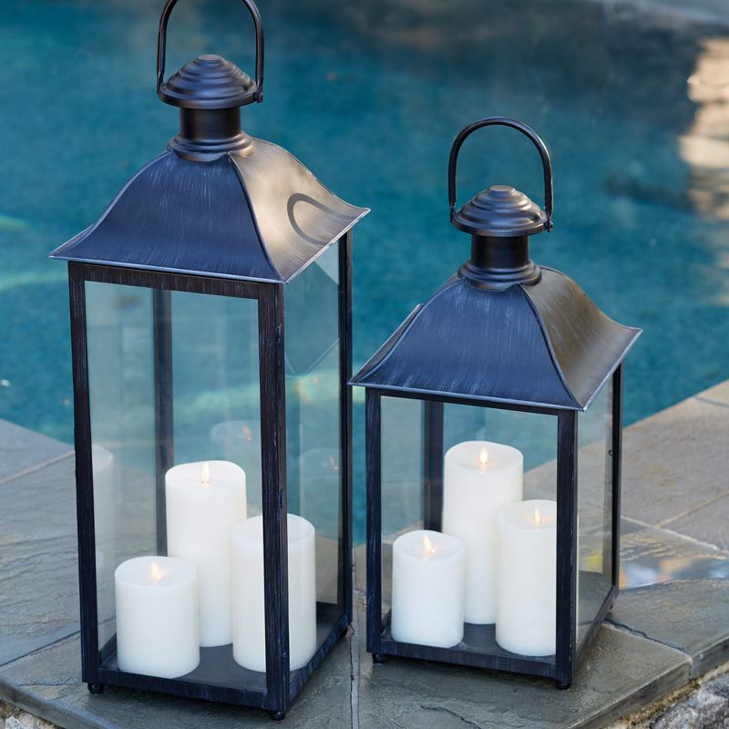 Plum & Post Coach House Outdoor Lantern 30"