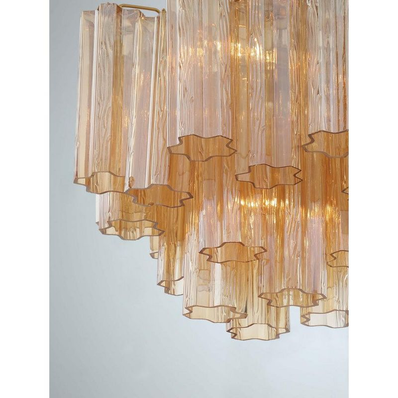 Crystorama Lighting Addis 4 - Light Chandelier in  Aged Brass