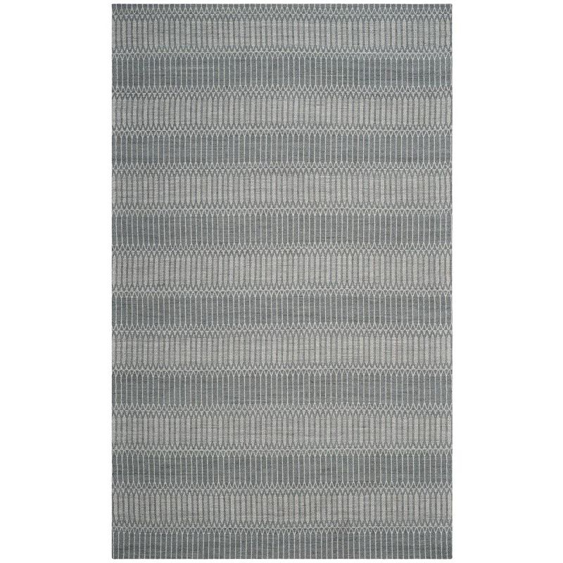 Marbella MRB124 Hand Loomed Indoor Area Rug - Silver - 5'x8' - Safavieh