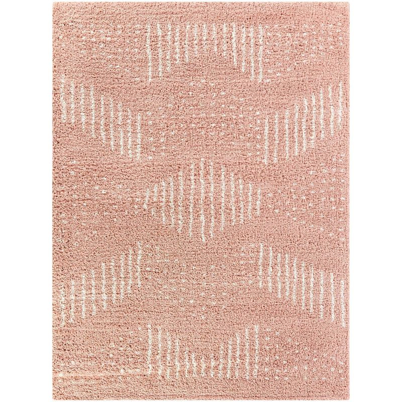 5'3"x7' Kalpana Kids' Rug Pink - Balta Rugs: Geometric, Playroom, Bedroom, High Pile, UV & Stain Resistant