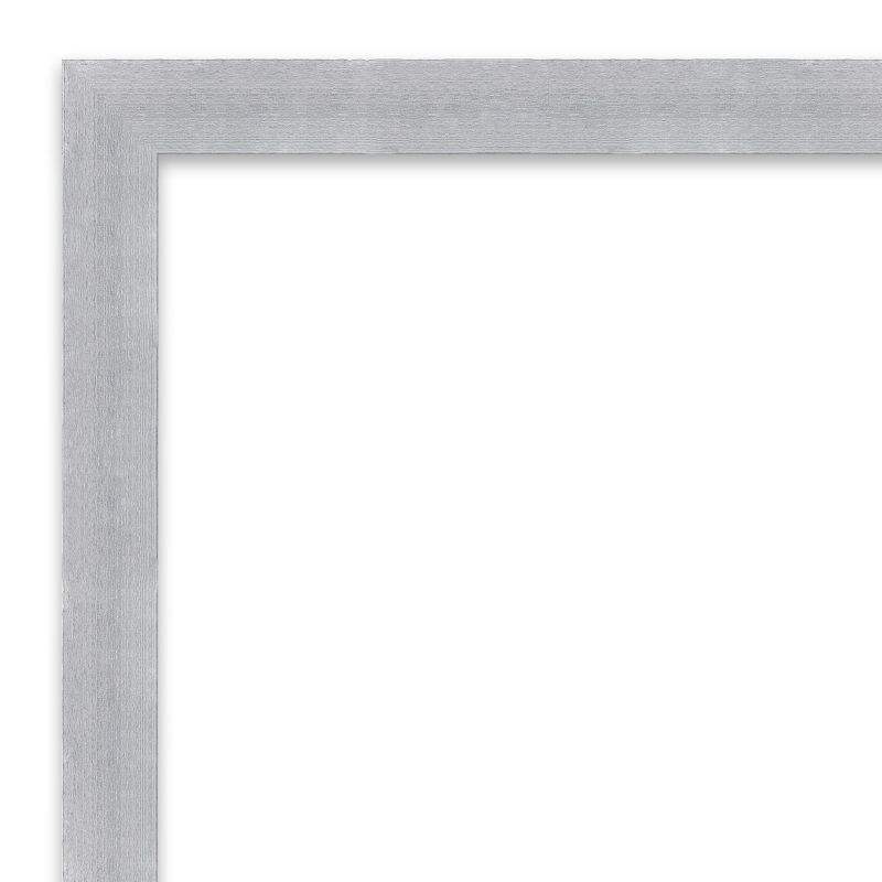 Amanti Art Grace Brushed Nickel Narrow Picture Frame Opening Size 18x24 in.