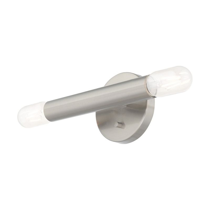 Livex Lighting Copenhagen 2 - Light Wall Light in  Brushed Nickel