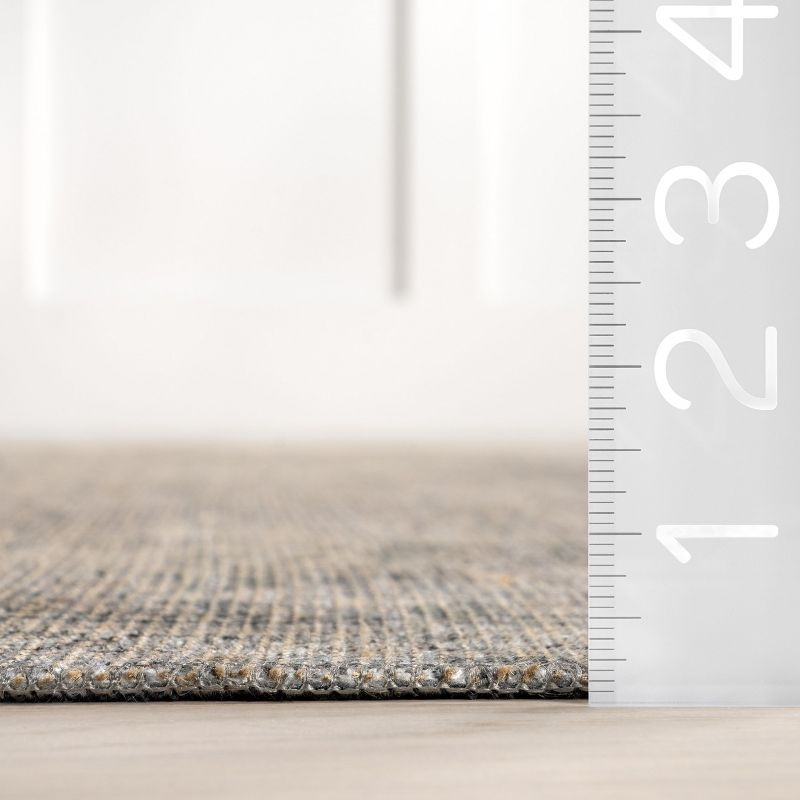Nuloom Hillstone Collection Cally Traditional Vintage Medallion Area Rug, 5' x 8', Taupe