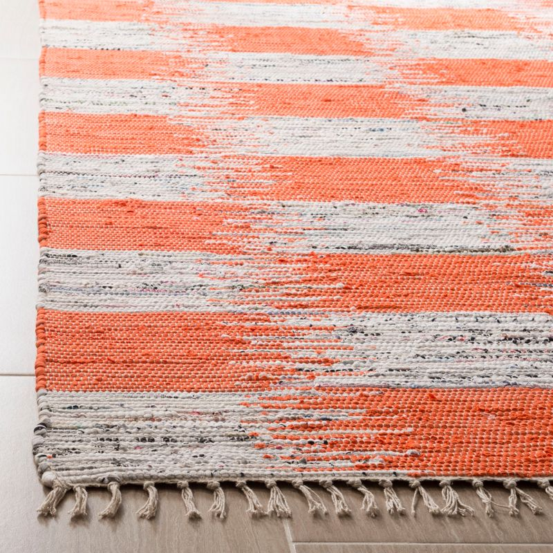 Montauk MTK721 Hand Woven Area Rug - Orange/Multi - 3'x5' - Safavieh.