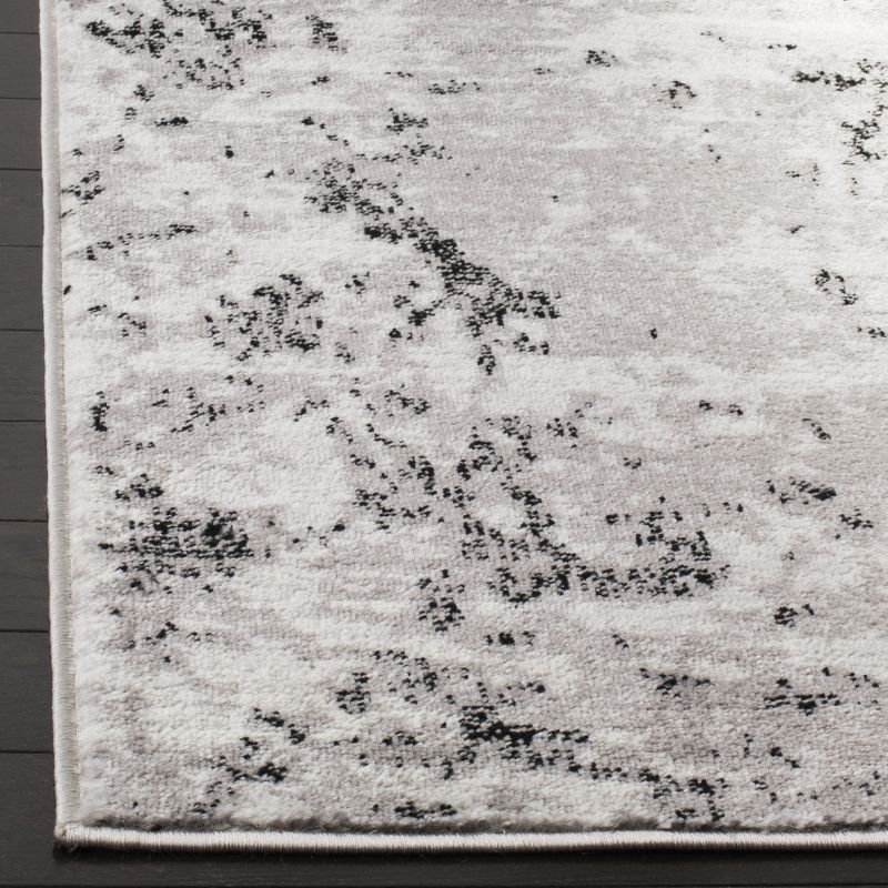 Skyler SKY186 Power Loomed Indoor Area Rug - Grey/Ivory - 6'7"x6'7" - Safavieh