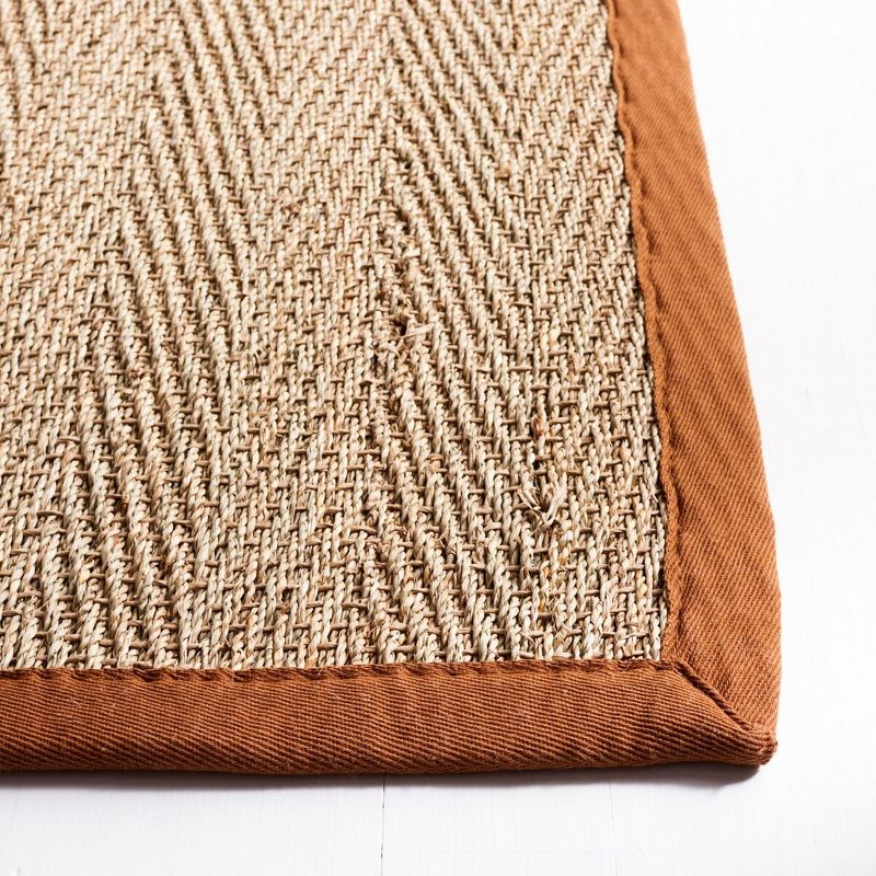 Natural Fiber NF115 Power Loomed Indoor Area Rug - Natural/Brown - 5'x8' - Safavieh