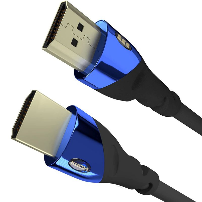 Monster 8K HDMI Cable Ultra High-Speed Cobalt 2.1 Cable - 48Gbps with eARC, 8K at 60Hz for Superior Video and Sound Quality HDMI Cables- 4FT