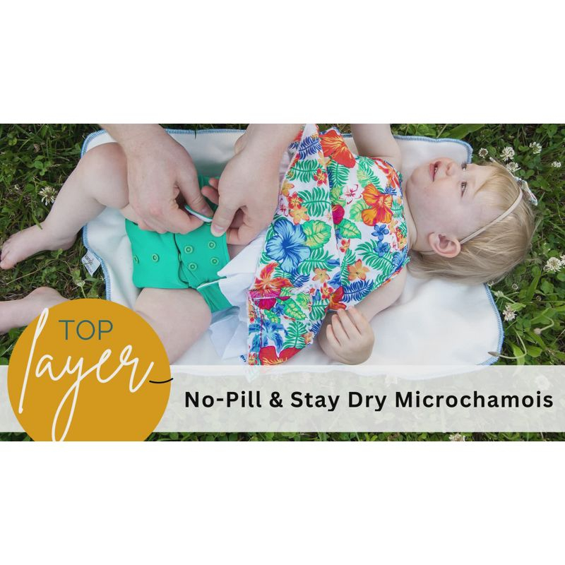 Kanga Care Reusable Absorbent & Waterproof Changing Pad 24" x 15" - Destiny Pink