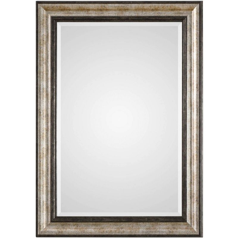 Uttermost Shefford Silver and Bronze 31" x 43" Rectangular Wall Mirror