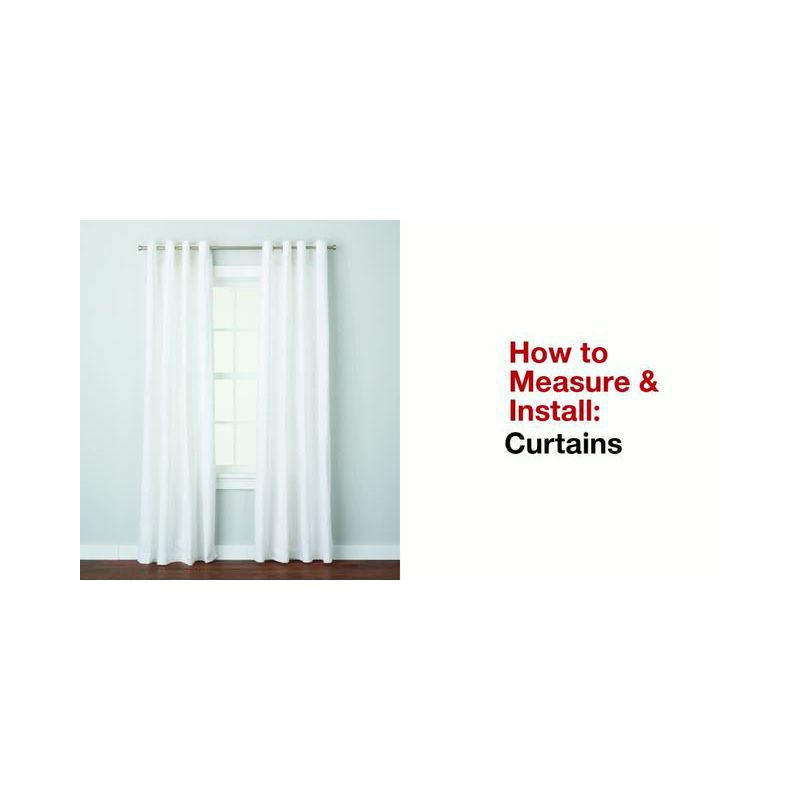50"x95" Blackout Aruba Window Curtain Panel Sour Cream - Threshold™: Recycled Polyester, Traditional Style, OEKO-TEX Certified