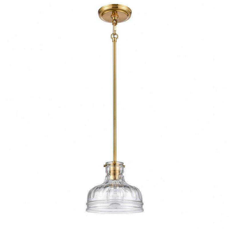 Elk Home Orinoco 1 - Light Pendant in  Satin Brass