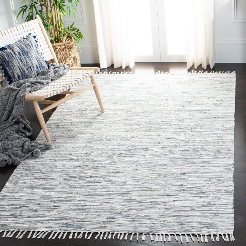 Montauk MTK753 Hand Woven Area Rug - Silver - 5'x7' - Safavieh.
