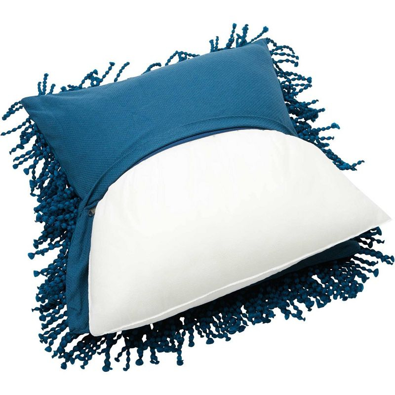 20"x20" Oversize Polyester Square Pillow Insert White - Mina Victory: Indoor Comfort, Spot Clean, Sewn Seam Closure