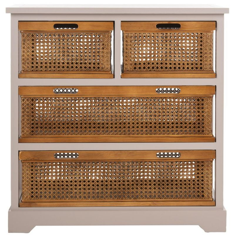 Jackson 4 Drawer Unit - Quartz Grey - Safavieh