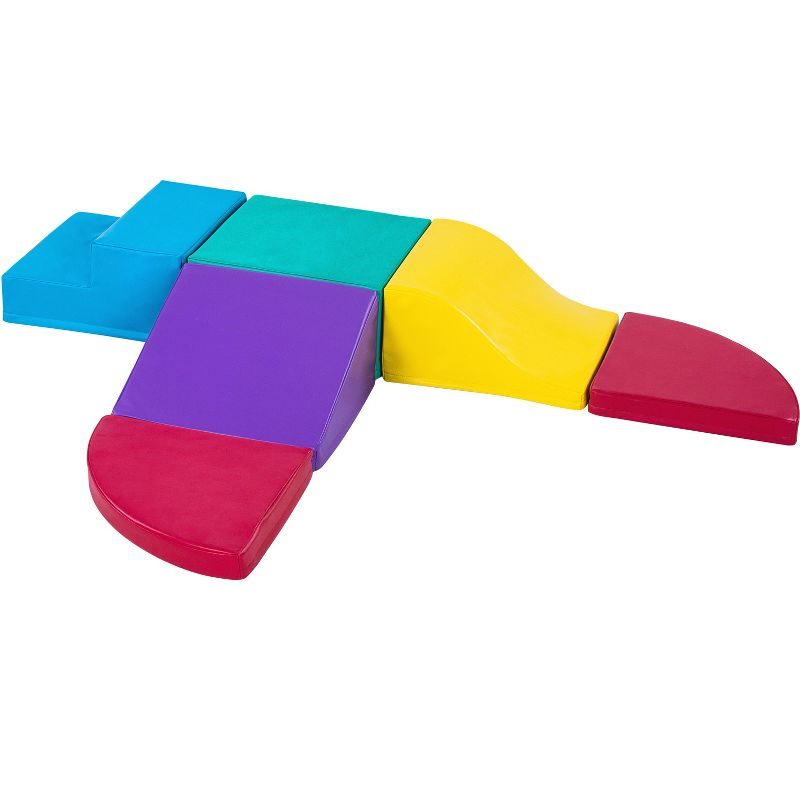 New Bounce Curved Corner Climber Ser - 6 Piece Climbing Set for Toddlers and Babies