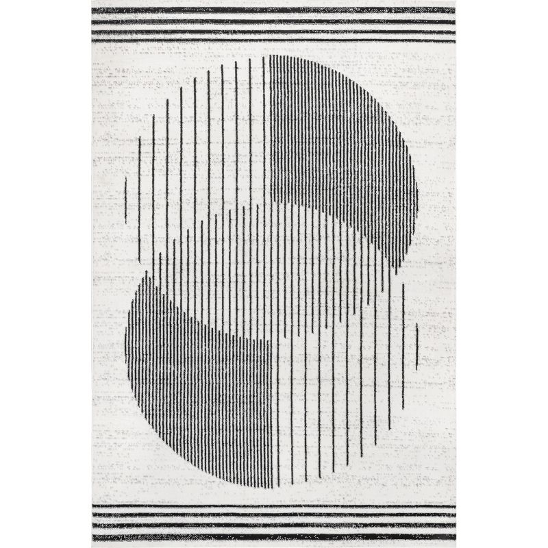 nuLOOM Blaire Contemporary Solar Eclipse Area Rug