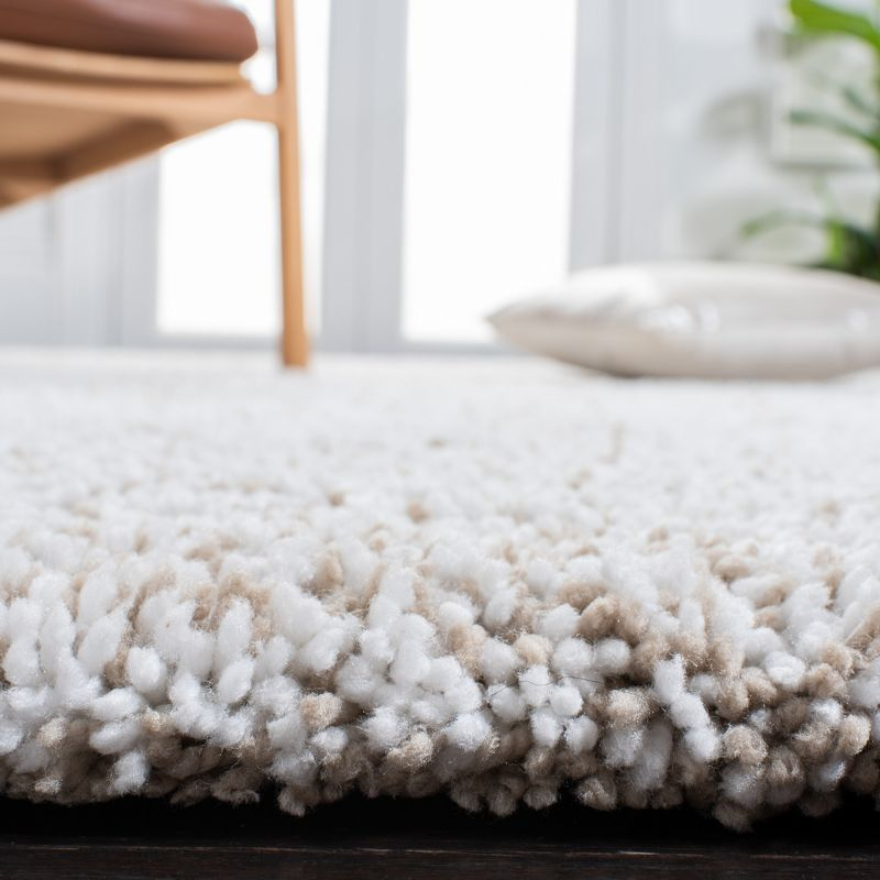 Ultimate Shag SGU211 Hand Tufted Area Rug - Sand/Ivory - 8'x10' - Safavieh.