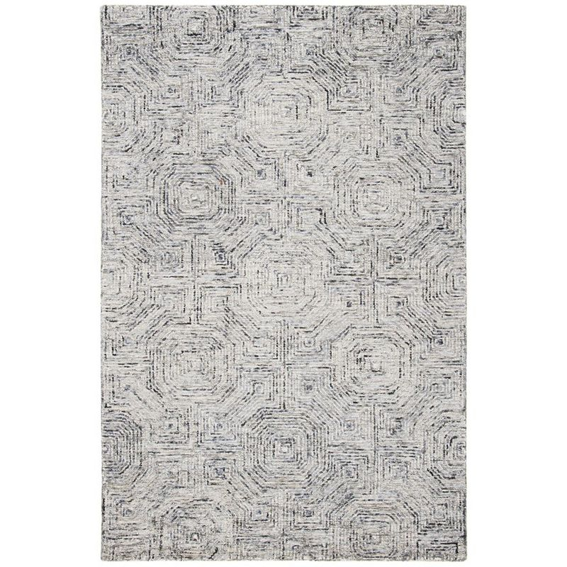 Aspen APN286 Hand Tufted Indoor Area Rug - Grey/Beige - 6'x9' - Safavieh