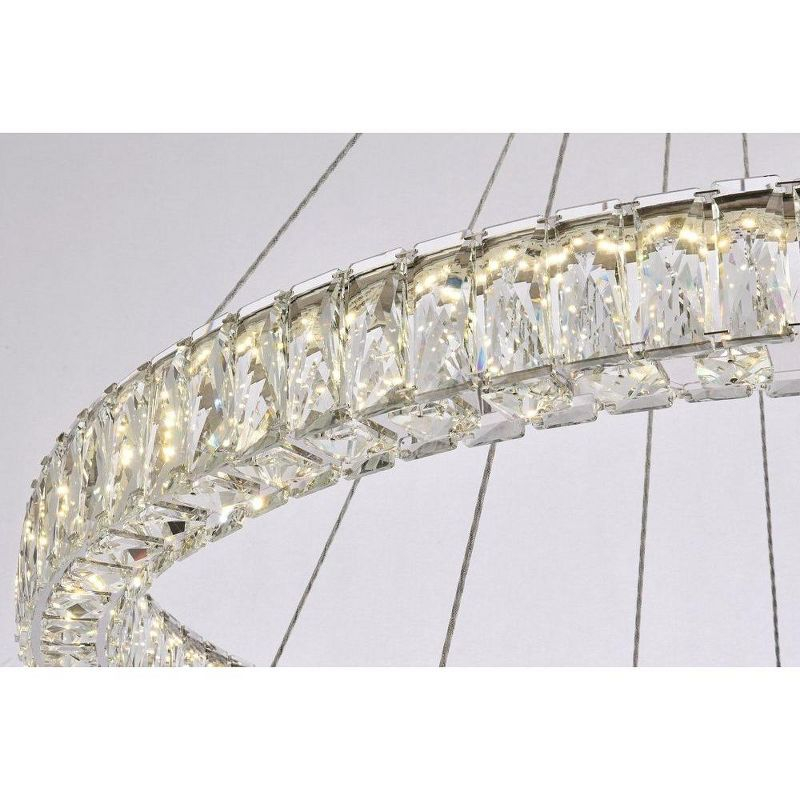 Elegant Lighting Monroe 2 - Light Chandelier in  Chrome